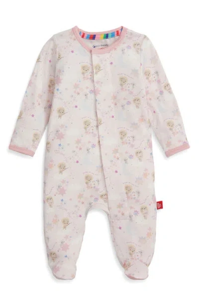 Magnetic Me Babies'  Star Catcher Magnetic Footie In Pink