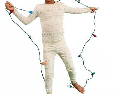 Magnetic Me Kids' Time Of Wonder Magnetic Pj Set In Creamy White