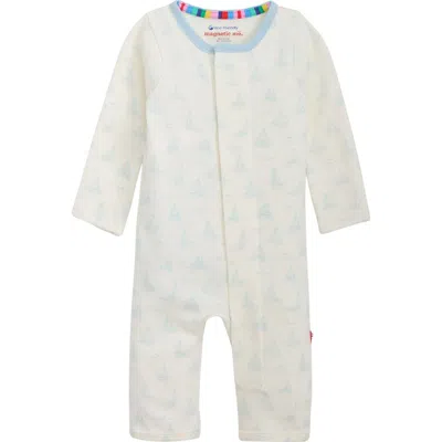 Magnetic Me Babies'  Tiny Tides Magnetic Footie In White
