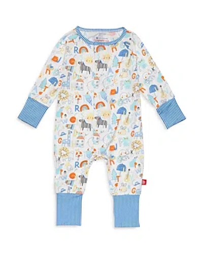 Magnetic Me Unisex Alpha Pop Convertible Grow With Me Coveralls - Baby In Neutral