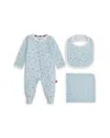 Magnetic Me Unisex Convertible Coveralls & Blanket Set - Baby In Blue