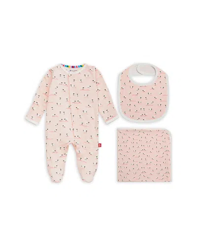 Magnetic Me Unisex Convertible Coveralls & Blanket Set - Baby In Pink
