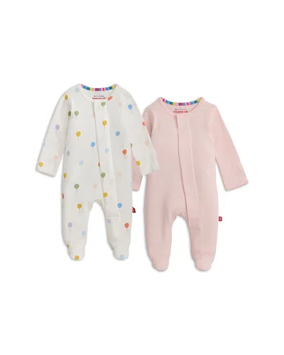 Magnetic Me Unisex Cotton Footie Two-pack Bundle - Baby In Multi