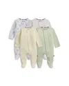 Magnetic Me Unisex Footie Bundle, Pack Of 4 - Baby In Multi