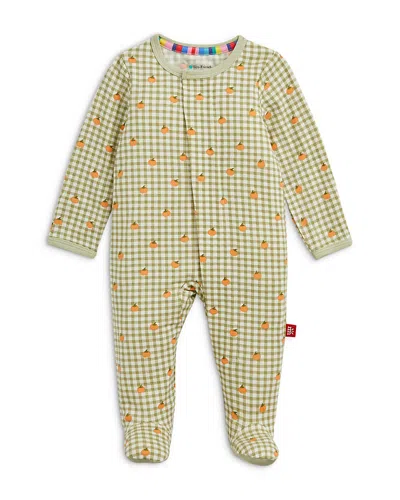 Magnetic Me Unisex Pumpkin Plaid Footie - Baby In Multi