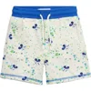 Magnetic Me X Disney Kids' Mickey Splatter Print Drawstring Shorts In White Multi