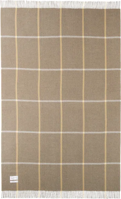 Magniberg Beige Princess Blanket In Brown