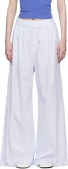 Magniberg Blue Space Pyjama Pants In Light Blue Stripes