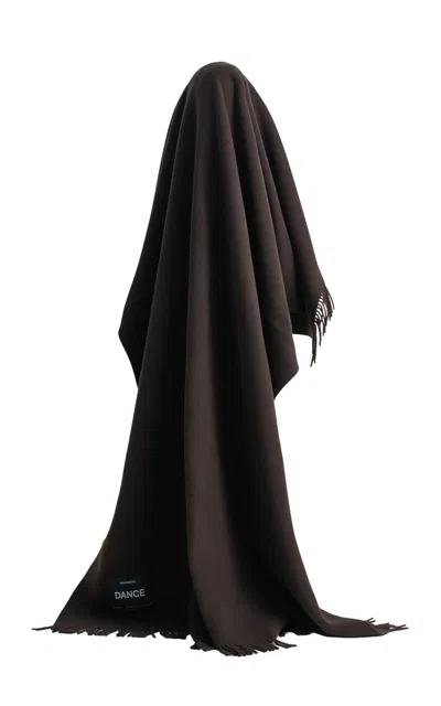 Magniberg Bold Wool Blanket In Black