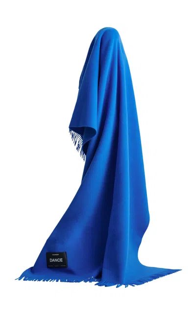 Magniberg Bold Wool Blanket In Blue
