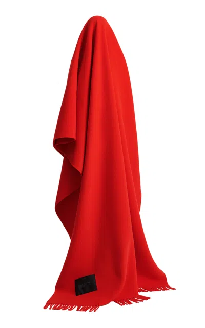 Magniberg Bold Wool Blanket In Red