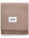 Magniberg Logo-patch Virgin Wool Blanket In Neutrals