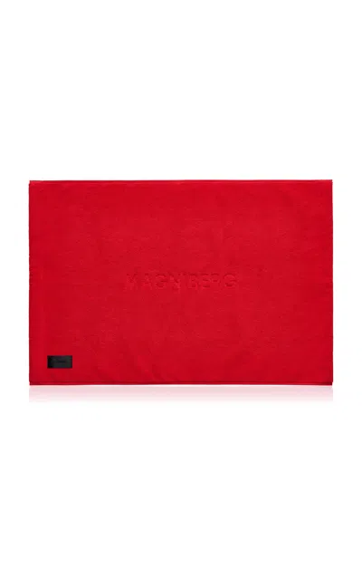 Magniberg Gelato Cotton Bath Mat In Red