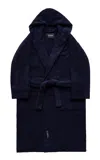 Magniberg Gelato Cotton Bathrobe In Blue