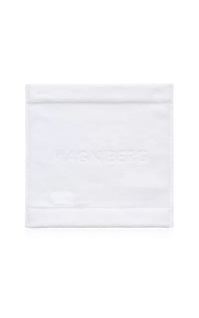 Magniberg Gelato Cotton Face Cloth In White