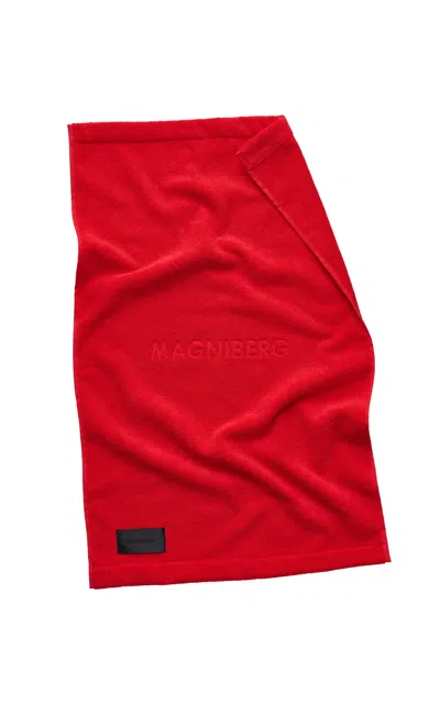 Magniberg Gelato Cotton Hand Towel In Red