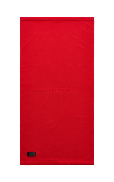 Magniberg Gelato Cotton Towel In Red