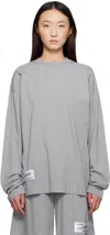 Magniberg Gray Full Long Sleeve T-shirt In Gray