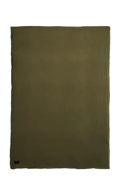 Magniberg Heart Jersey Queen Duvet Cover In Green