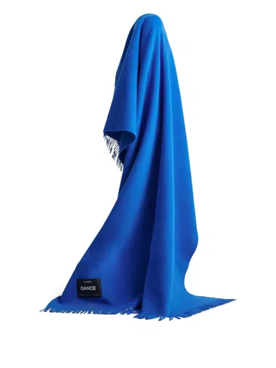 Magniberg Logo-patch Blanket In Blue