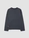 Magniberg Black Full Long Sleeve T-shirt In Washed Black