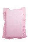 Magniberg Mother Pima Cotton Flat Sheet In Pink