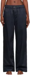 Magniberg Navy Sorbetto Pyjama Pants In Blue