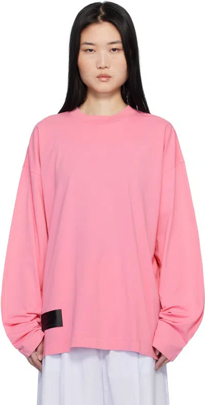 Magniberg Pink Full Long Sleeve T-shirt In Orchid Pink