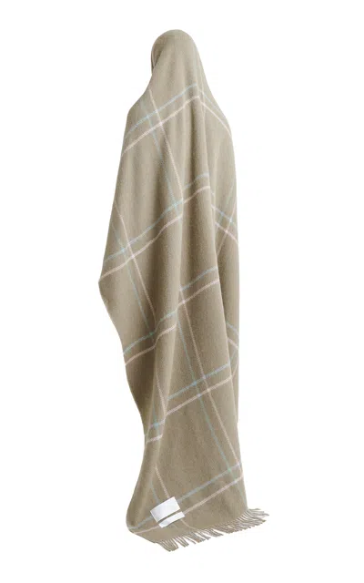 Magniberg Princess Wool Blanket In Green