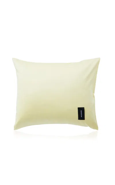 Magniberg Pure King Pima Cotton Pillow Case In Yellow