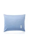 Magniberg Pure Standard Pima Cotton Pillow Case In Blue