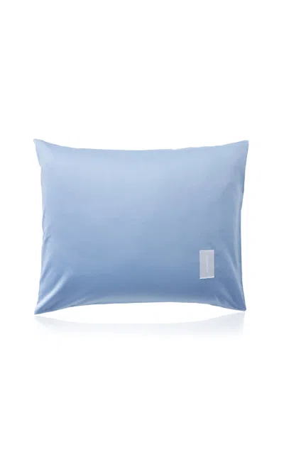 Magniberg Pure Standard Pima Cotton Pillow Case In Blue