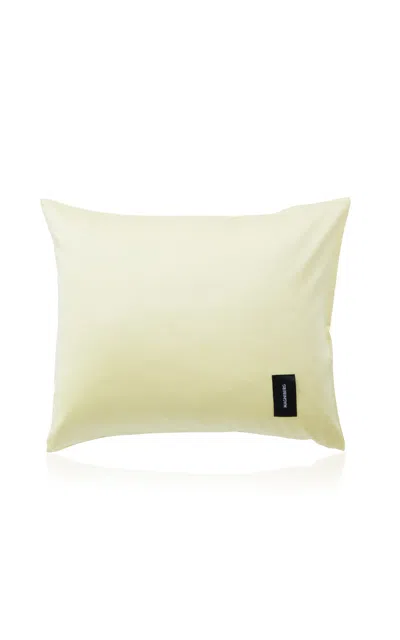 Magniberg Pure Standard Pima Cotton Pillow Case In Yellow