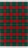 Magniberg Red Queen Blanket In Lipstick Red Tartan