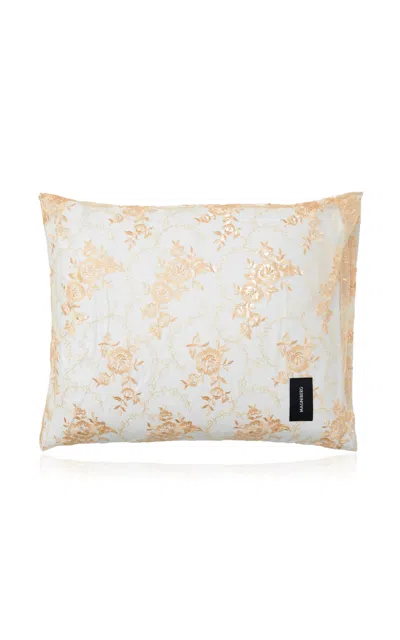 Magniberg Rose Standard Pillow Case In Yellow