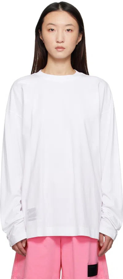 Magniberg White Full Long Sleeve T-shirt