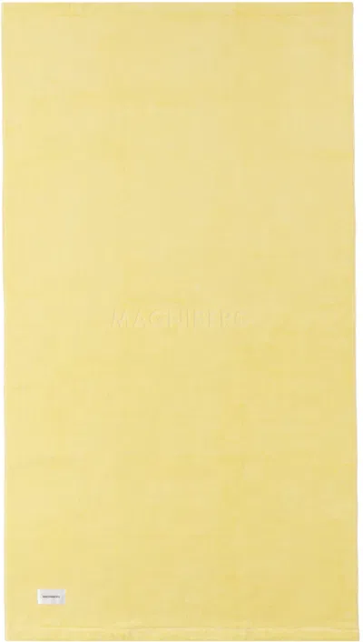 Magniberg Yellow Gelato Bath Sheet In Passion Yellow