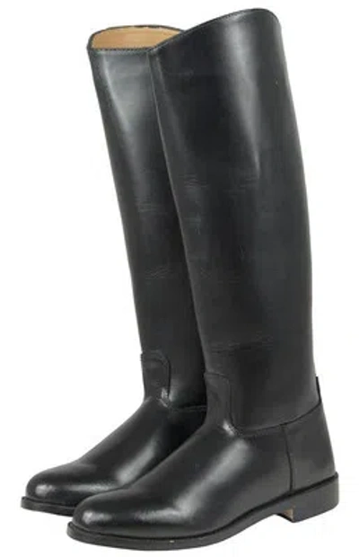 Pre-owned Magnoli Clothiers Black Leather Han Solo Style Equestrian Falcon Riding Boots By