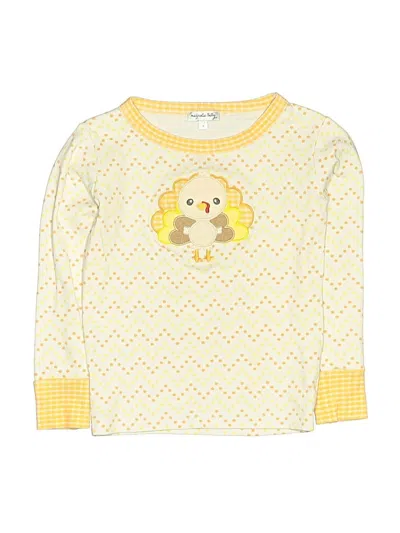Pre-owned Magnolia Baby Kids' Long Sleeve T-shirt In Yellow
