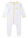Magnolia Baby Rubber Ducky-embroidered Pyjamas In White