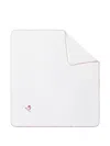 Magnolia Baby Santa-embroidered Scalloped-edge Blanket In White