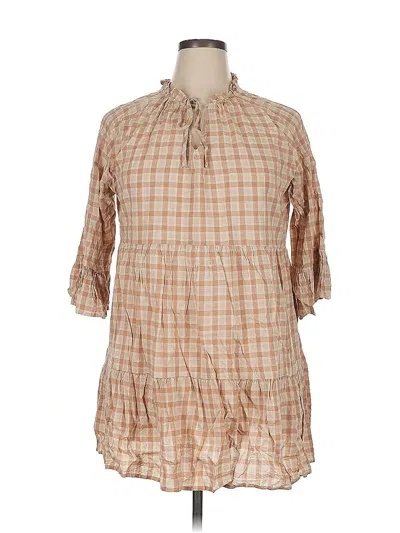 Pre-owned Magnolia Casual Dress In Brown