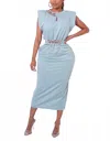 Magnolia Fashion Link Up Midi Dress In Mint In Green