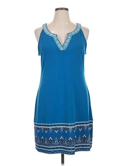 Pre-owned Magnolia Grace Casual Dress In Blue
