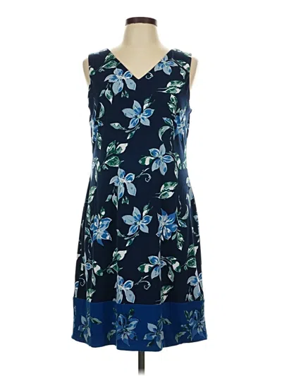 Pre-owned Magnolia Grace Casual Dress In Blue