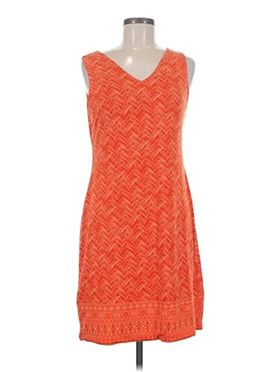 Pre-owned Magnolia Grace Casual Dress In Orange