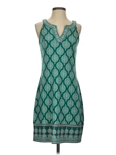 Pre-owned Magnolia Grace Casual Dress In Teal