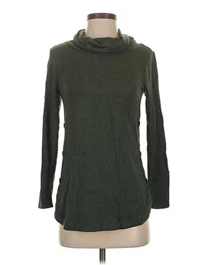 Pre-owned Magnolia Grace Long Sleeve Turtleneck In Green
