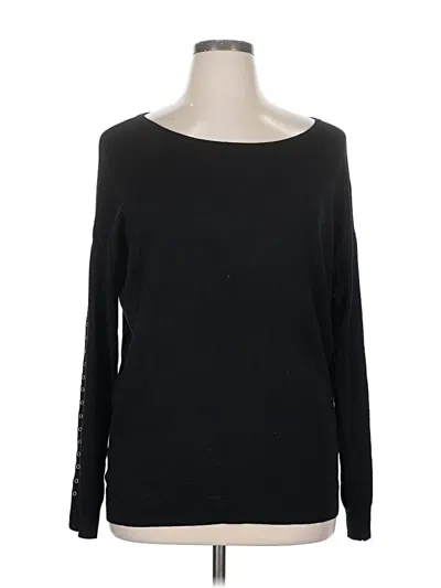 Pre-owned Magnolia Grace Pullover Sweater In Black