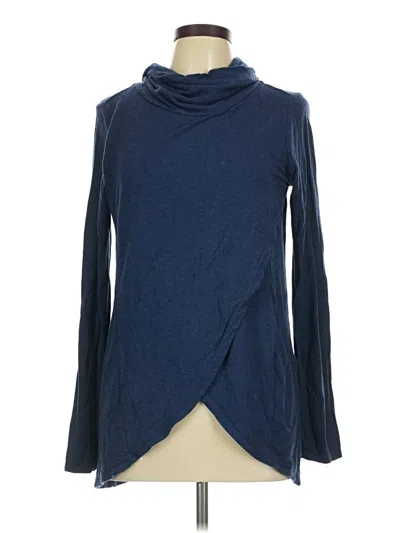Pre-owned Magnolia Grace Turtleneck Sweater In Blue